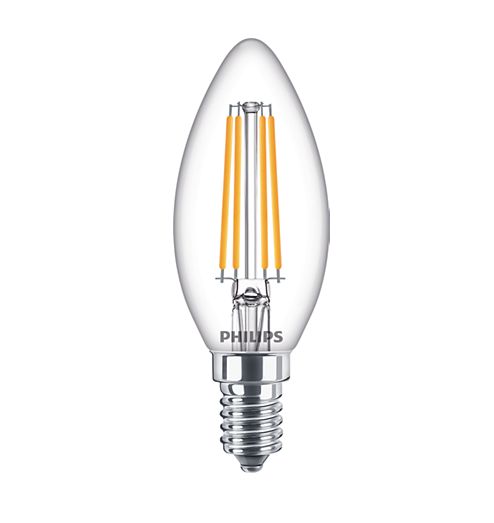 Philips Lighting CorePro E14 GLS LED Candle Lamp 6.5 W(60 W), 2700k, Warm White, B35 shape
