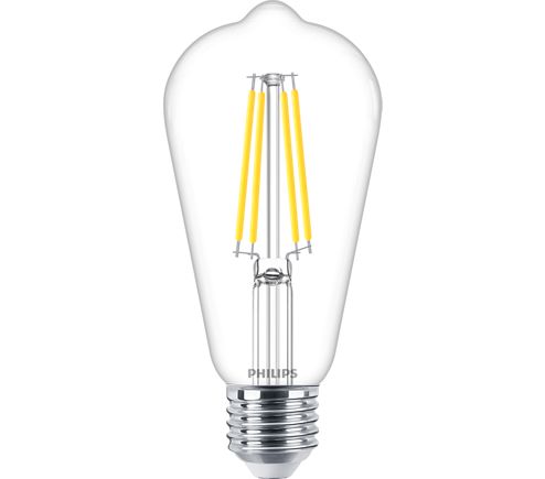 Philips Lighting Classic E27 LED GLS Bulb 5.9 W(60 W), 2700k, Warm White, ST64 shape