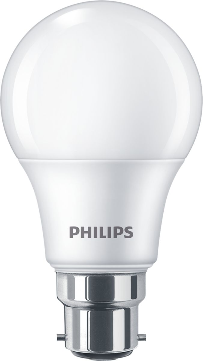 Philips Lighting CorePro B22 LED Bulbs 8 W(60 W), 2700k, Warm White, Bulb shape