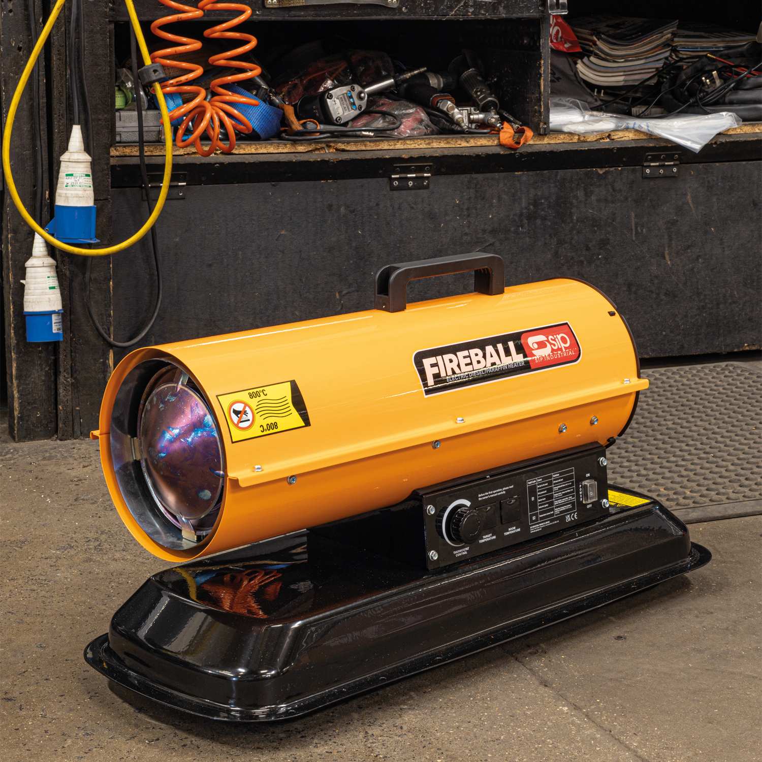 9291 SIP 50 kW Industrial Heater, Portable, Type G - British 3-Pin