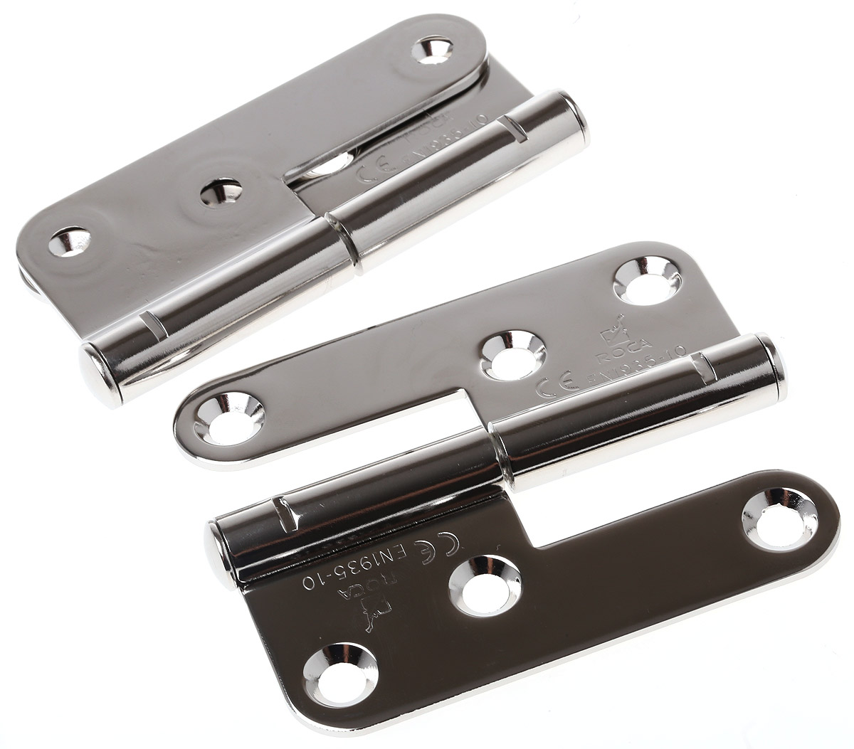 ROCA Electro Polished 316 Stainless Steel Lift Off with a Fixed Pin, Screw Fixing, 98 mm x 82 mm x 2.5 mm