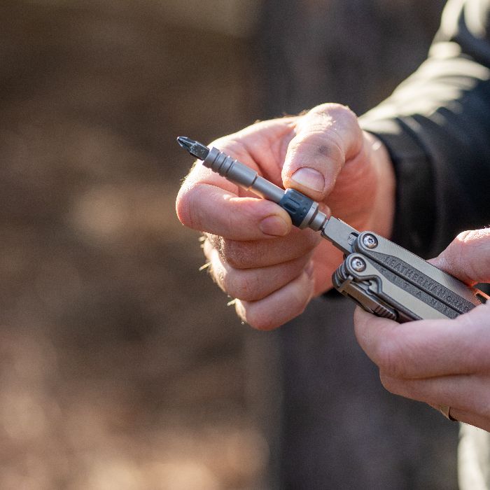931030 Leatherman 1/4 in Magnetic Slotted Ratchet Screwdriver, 82.8mm length