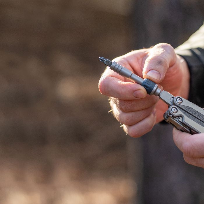 931030 Leatherman 1/4 in Magnetic Slotted Ratchet Screwdriver, 82.8mm length