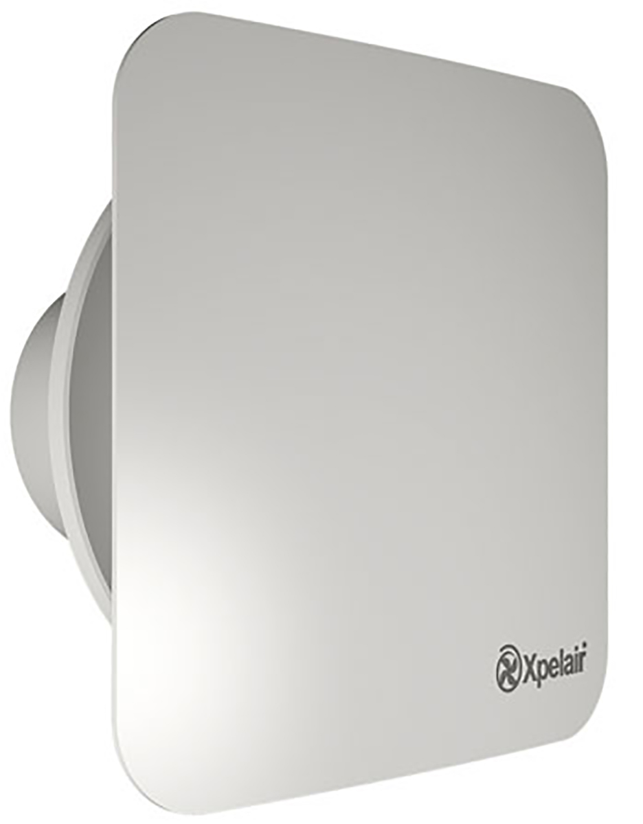 Xpelair 93172AW C6 Square Ceiling, Panel Mount, Wall Mount, Window Wall Fan, 217 m³/h, 44 dBA, Duct Size 150 mm