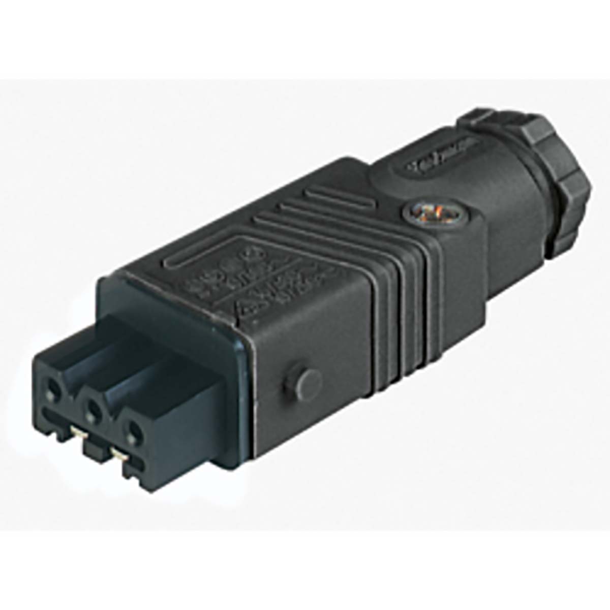 Hirschmann, ST IP54 Black Industrial Power Connector, Cable Mount, 3P+E, Rated At 16A, 400V