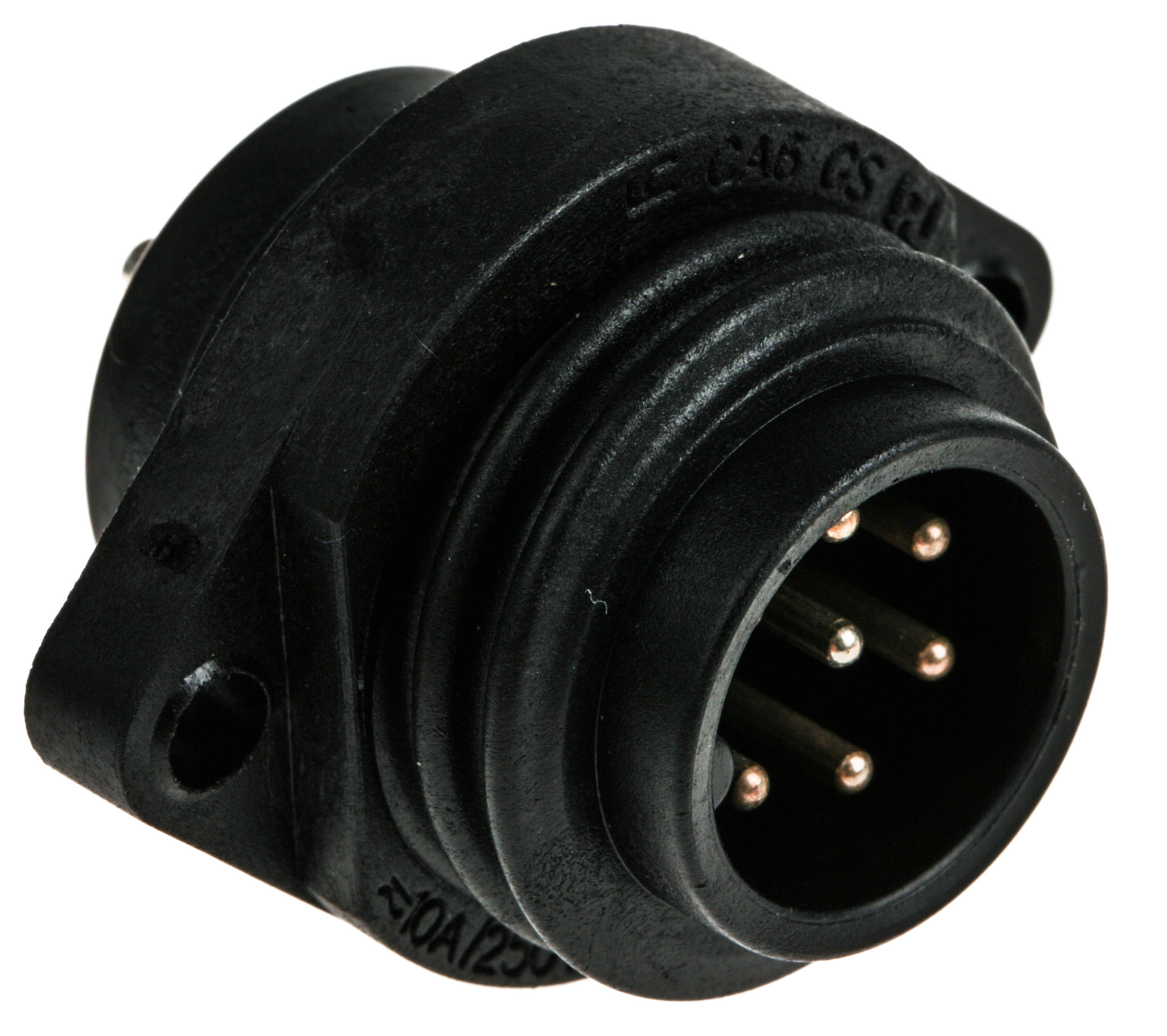Hirschmann Circular Connector, 6 Contacts, Flange, 21.8 mm Connector, Plug, Male, IP67, CA Series