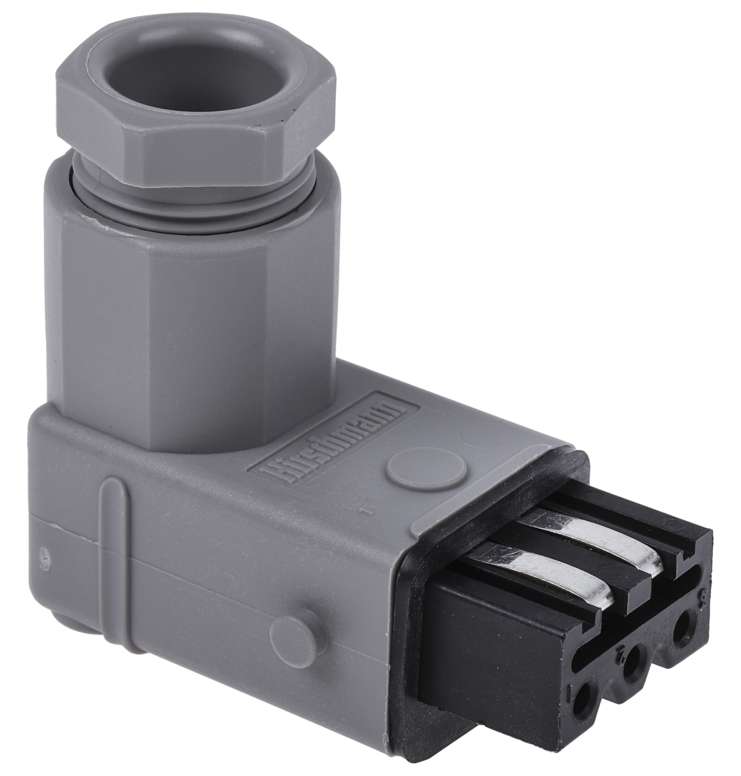 Hirschmann, ST IP54 Grey Industrial Power Connector, Cable Mount, Rated At 16A, 400V