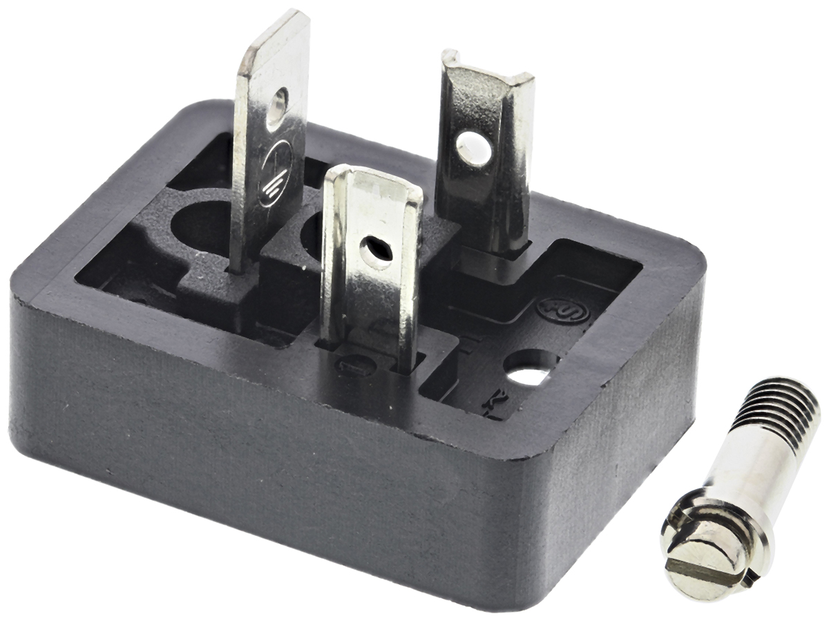 Hirschmann GSN 2+E DIN 43650 B Solenoid Valve Connector, 25V ac/dc Voltage