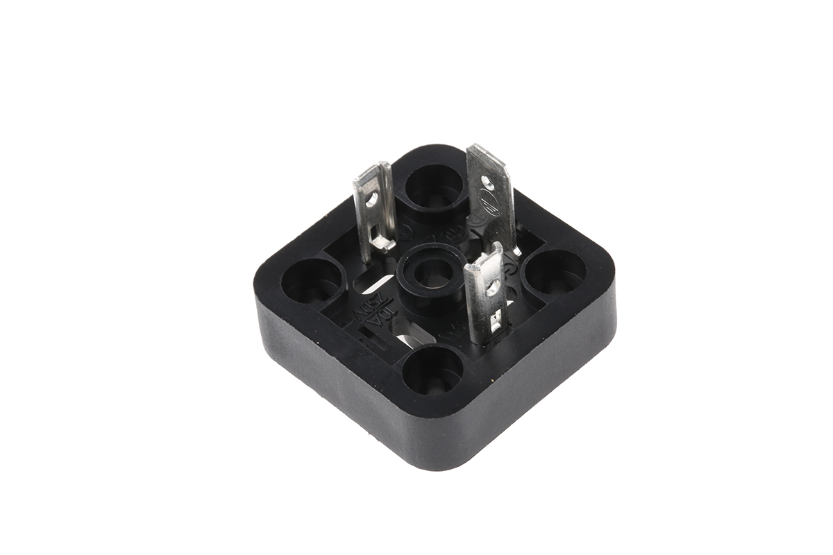 Hirschmann GSAZ 2+E DIN 43650 A Solenoid Valve Connector Female, 40V ac/dc Voltage