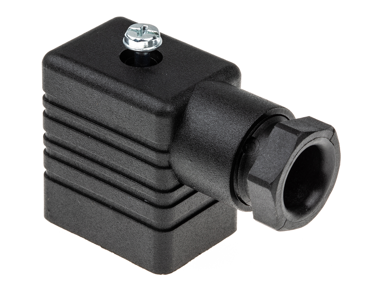 Hirschmann GM 2+E DIN 43650 B Solenoid Valve Connector Female, 25V ac/dc Voltage