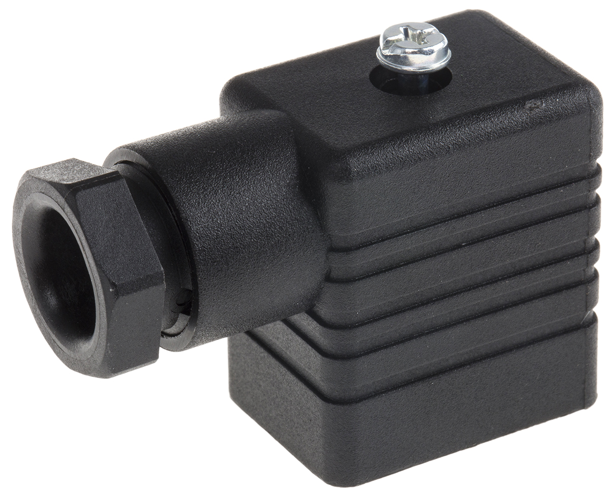 Hirschmann GMN 2+E DIN 43650 B Solenoid Valve Connector Indicator Light, 250V ac/dc Voltage