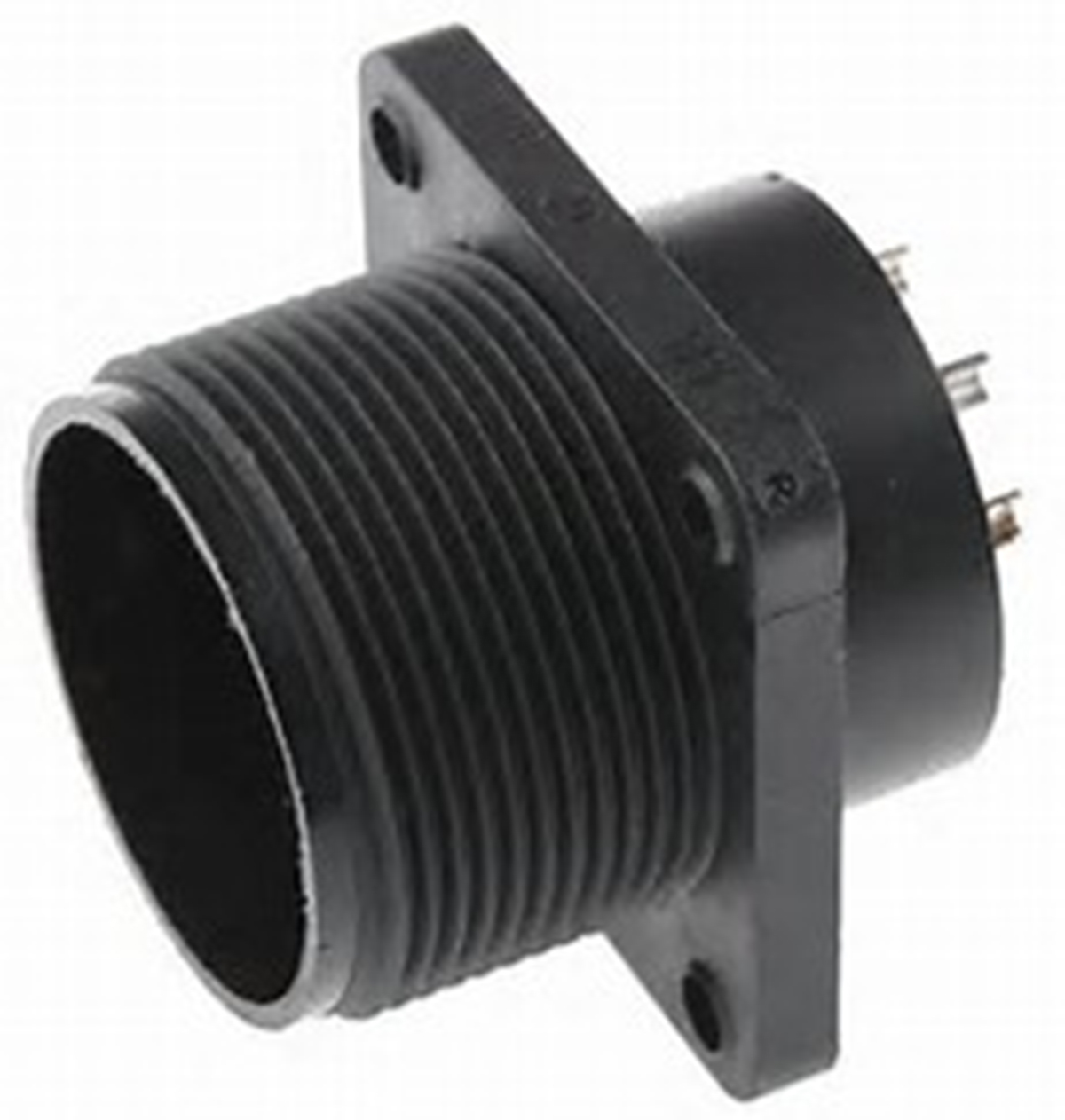 Hirschmann, CM, Silver Straight 14 Way Panel Mount MIL Spec Circular Connector Male Black, Female Contacts,Shell Size