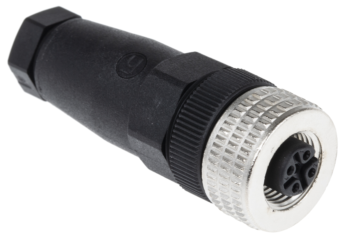 Hirschmann Circular Connector, 4 Contacts, Cable, M12 Connector, Socket, Female, IP67, E Series