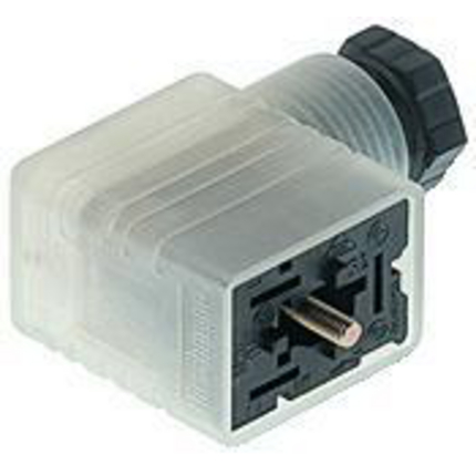 Hirschmann, GML IP65 Black Screw Mount 2P+1P+PE Angled Industrial Power Connector, 10A, 24V ac/dc