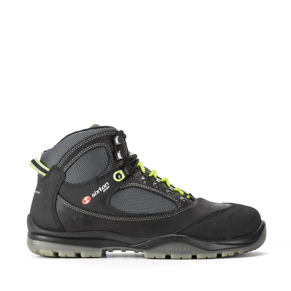 Sixton SOUND Black Aluminium Toe Capped Unisex Ankle Boot 6, EU 39 IEC EN 61340