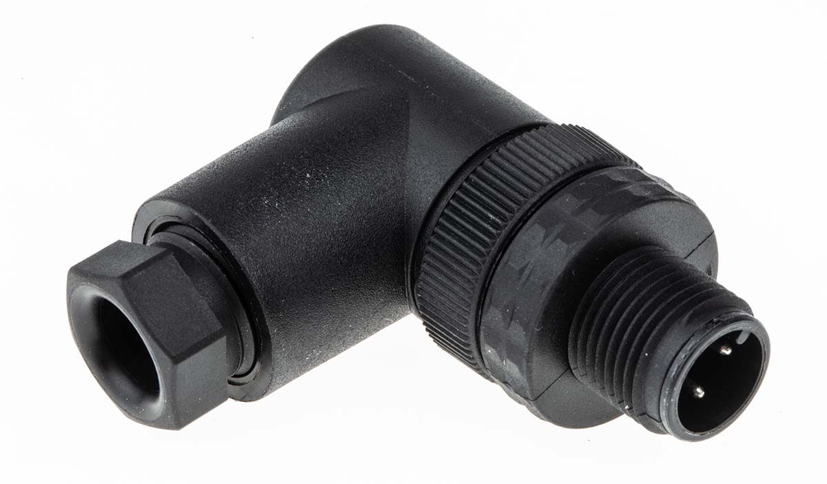 Hirschmann Circular Connector, 4 Contacts, Cable, M12 Connector, Plug, Male, IP67, E Series