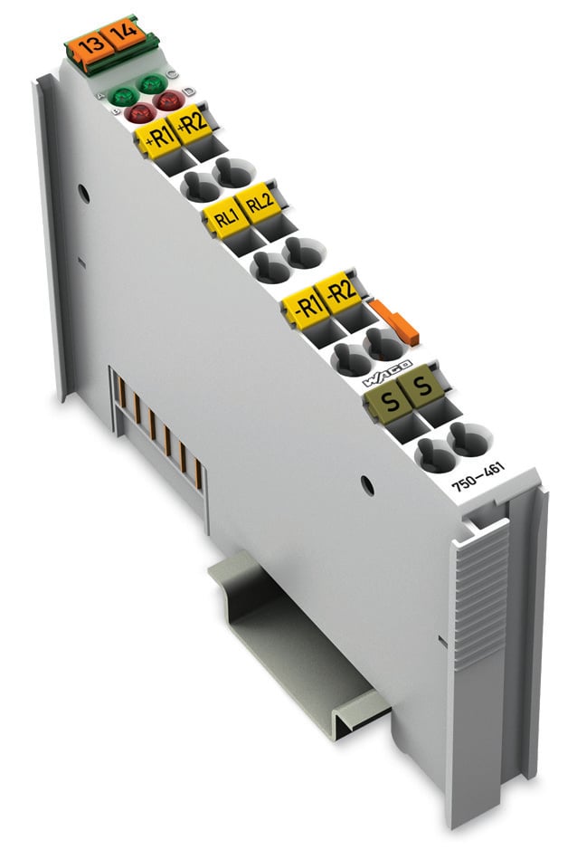WAGO 750 Series PLC I/O Module for Use with Pt100/RTD Resistance Sensors, 5 V Supply, 2-Input, Analog Input
