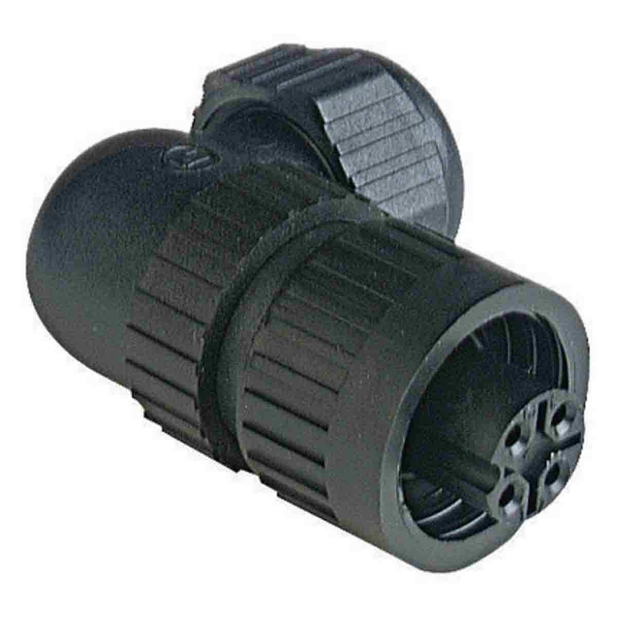 Hirschmann, CA IP66, IP67 Black Industrial Power Connector, Screw Mount, 3+PE, Rated At 16A, 400V