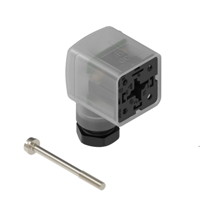 Hirschmann GDM21F6 DIN 43650 Solenoid Connector Female, 24V ac/dc Voltage
