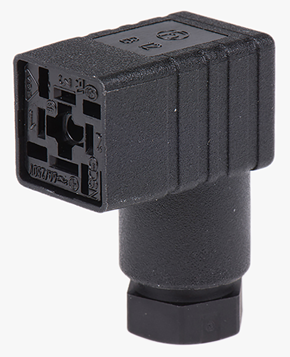 Hirschmann GDSN 2+E DIN 43650 C Solenoid Valve Connector Female, 25V ac/dc Voltage