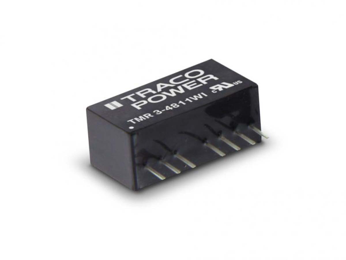 TRACOPOWER TMR 3WI DC-DC Converter, ±12V dc/ 125mA Output, 4.5 → 18 V dc Input, 3W, Through Hole, +85°C Max Temp