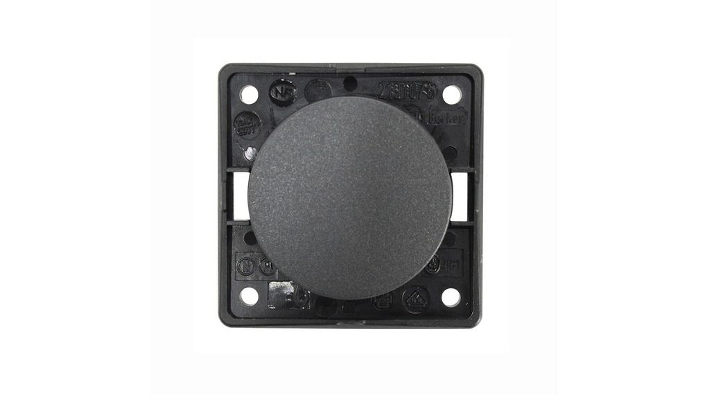 Berker Anthracite Rocker, 1 Gang, Integro