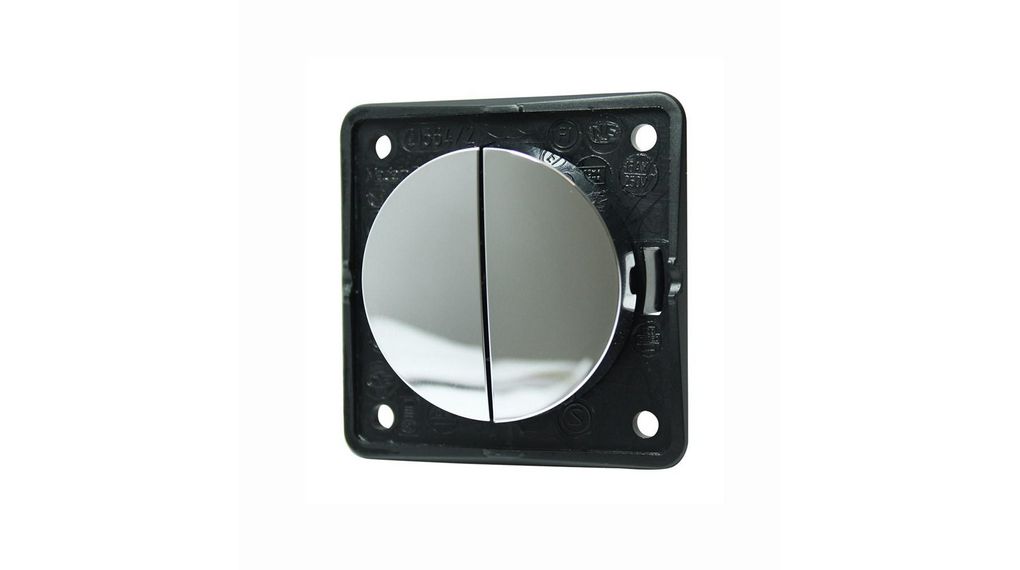 Berker Silver Rocker, 2 Gang, Integro