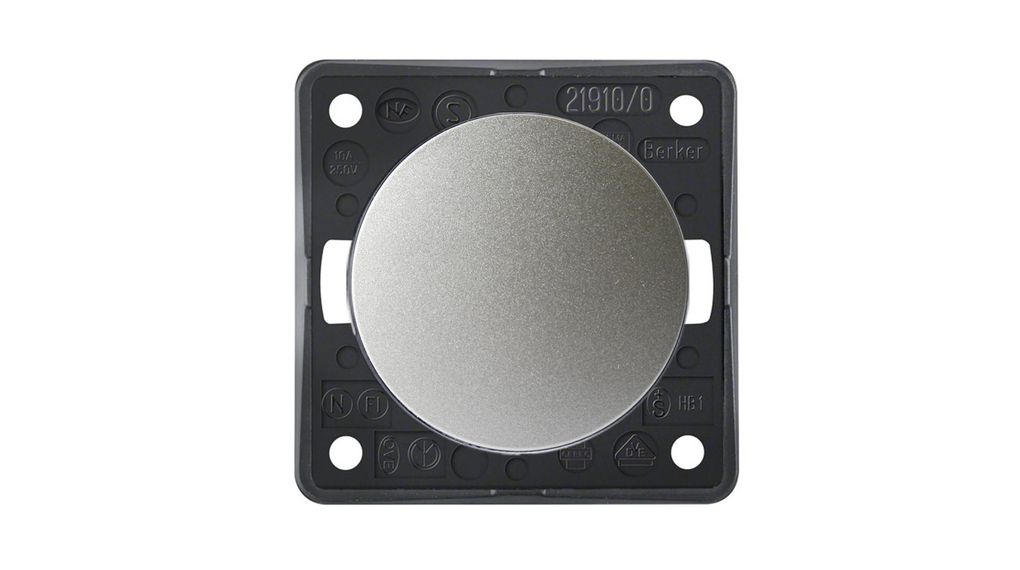 Berker Integro Series Rocker Switch, On-Off 250 V ac