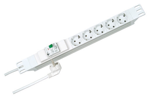 Kopp 2 m 5 Socket Type F Extension Socket Extension Lead Kit, 250V ac
