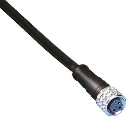 404000e02m050 Brad 5m Power Cable Assembly, 4POS Circular to Unterminated, 4 A, 60 V ac, 75 V dc