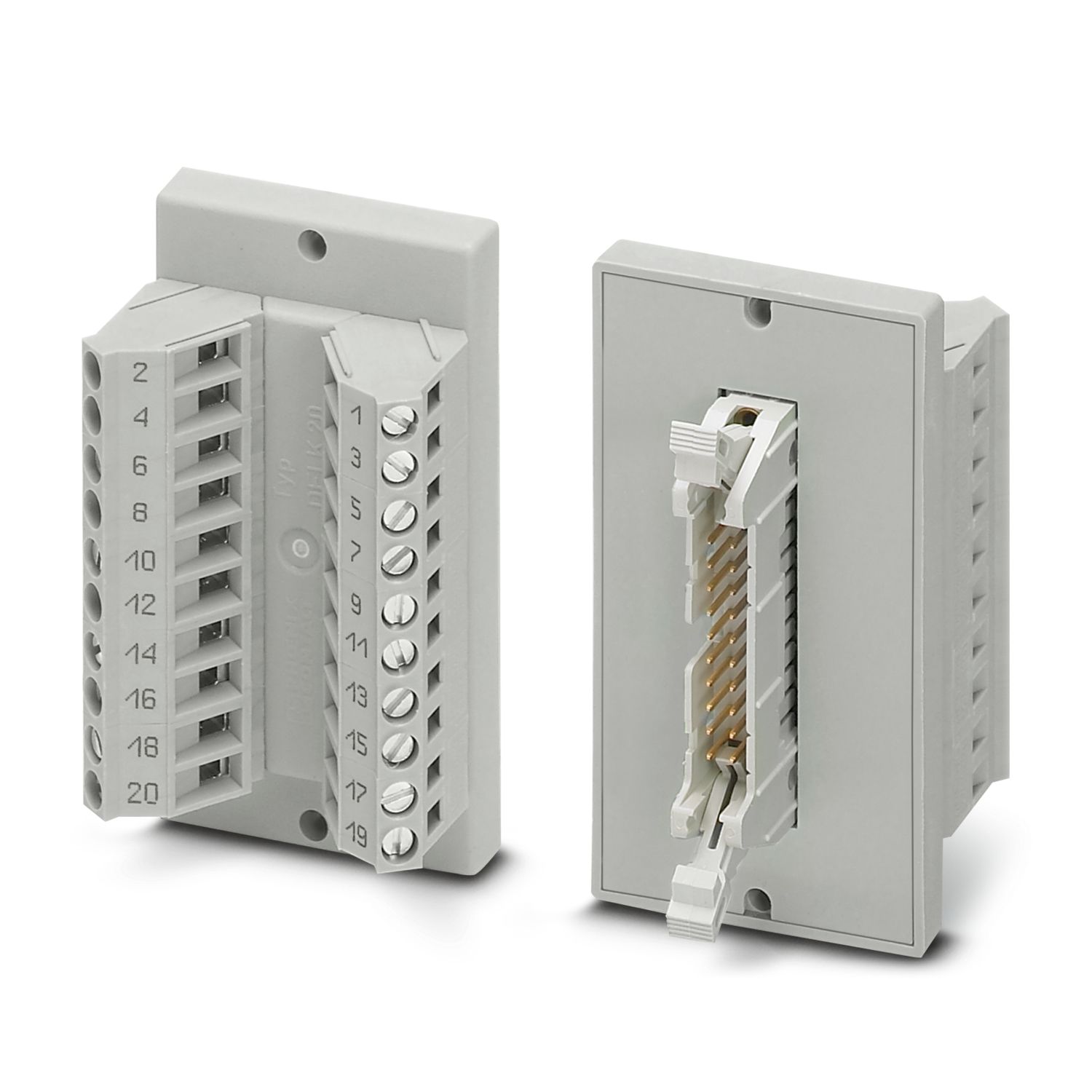 2280242 Phoenix Contact VARIOFACE Series 20-Contact Female Interface Module, FLK, IDC Connector, Rear Mount, 20A
