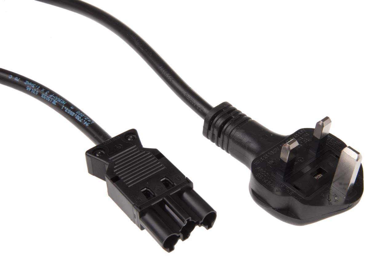 Wieland ST18 Series Cordset Female Screw, 3-Pole, 16A, IP20