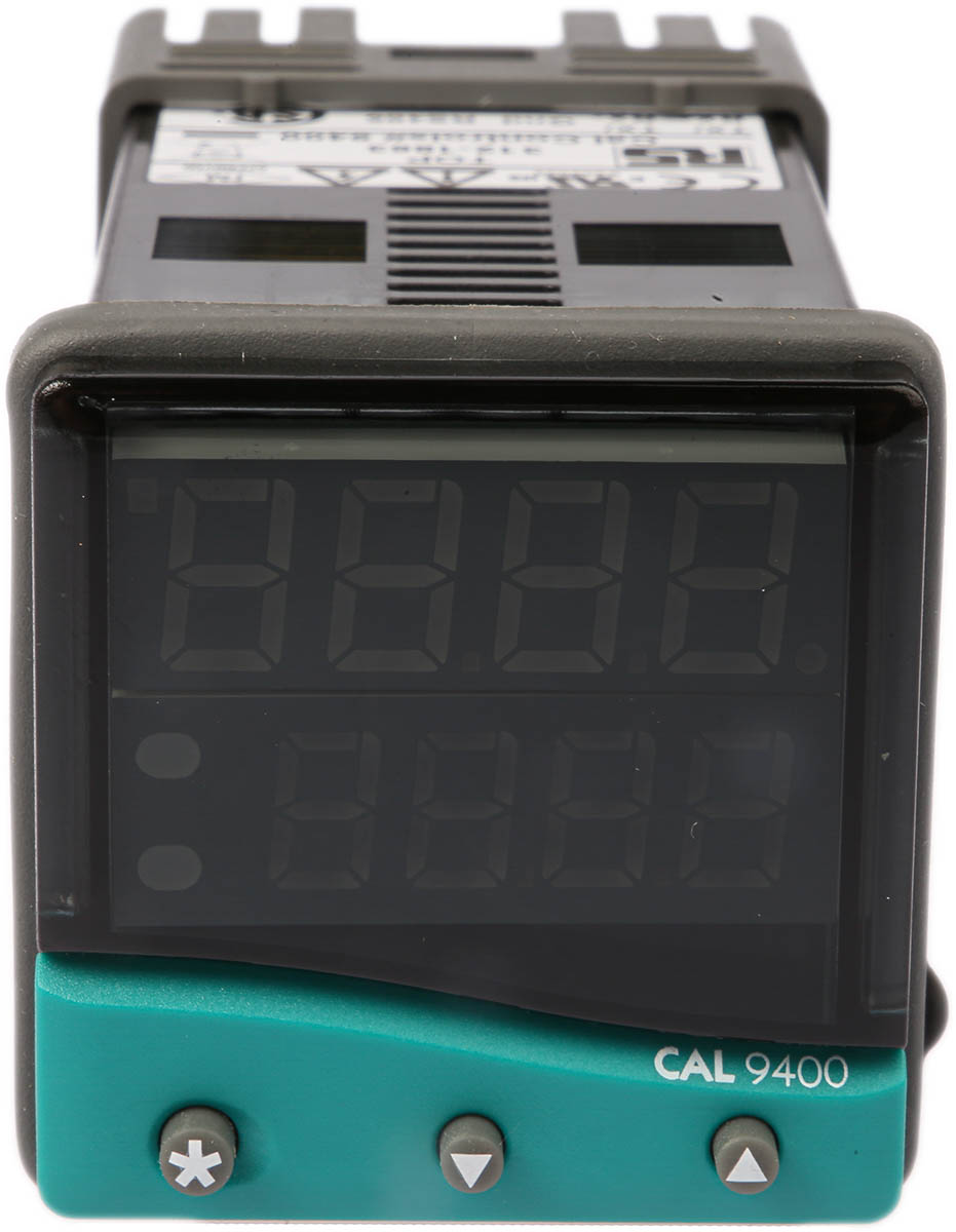 CAL 9400 Panel PID Temperature Controller, 2 Output SSD, Relay 240V ac Temperature Control
