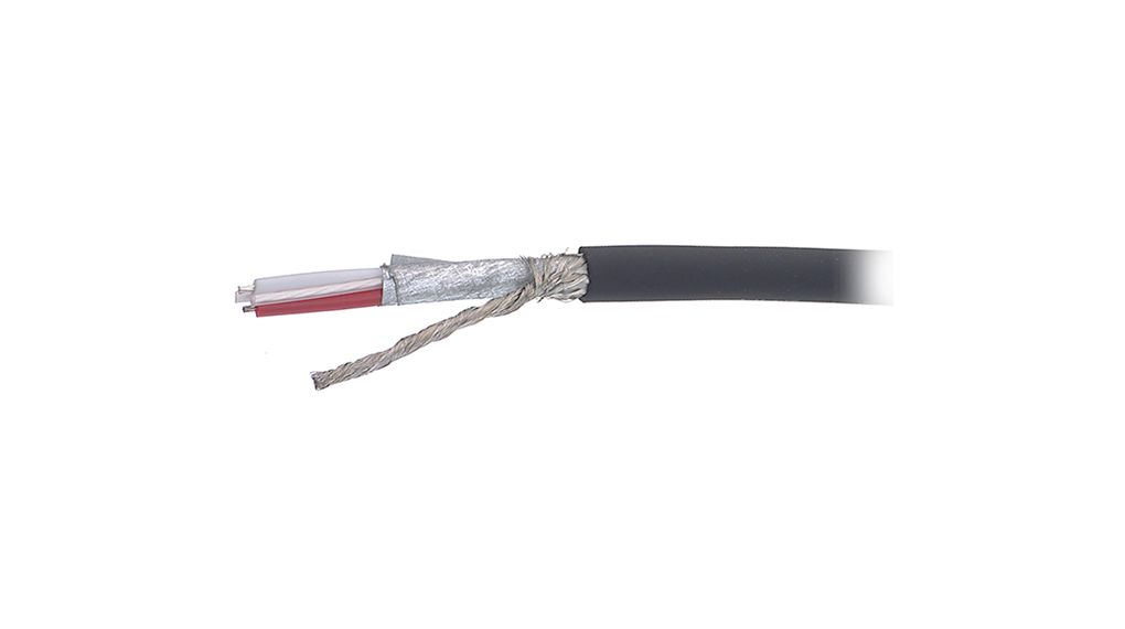 Kabeltronik DIGIONE Series 2 Core, 0.34 mm² CSA Screened, 5.9 mm OD, 100 m, Black