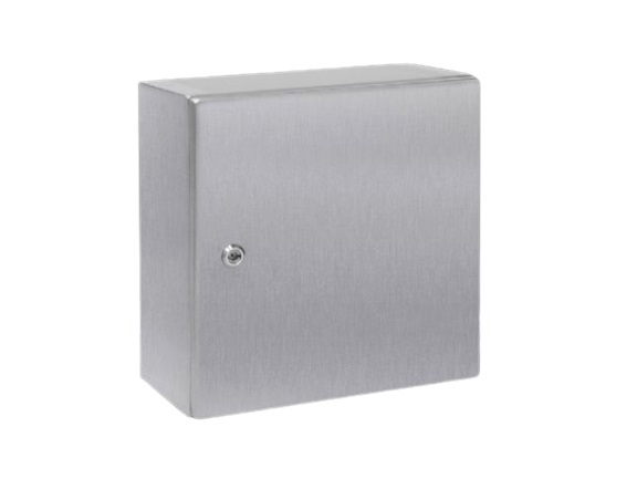 9403600 Rittal EX Series 304 Stainless Steel Wall Box, IP66, IECEx, ATEX, 380 mm x 380 mm x 210 mm