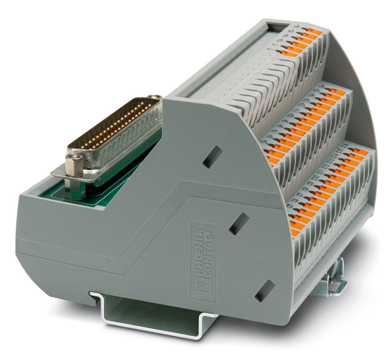 Phoenix Contact VIP-3/PT/D37SUB/M/HW/C300 Series Interface Module, DIN Rail