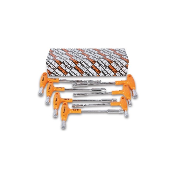 BETA Socket Spanner Set with T-Handle Handle, 255mm Overall