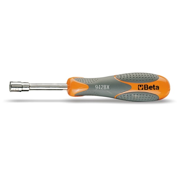 BETA Hexagon Nut Driver, 11 mm Tip, 70 mm Blade, 202 mm Overall