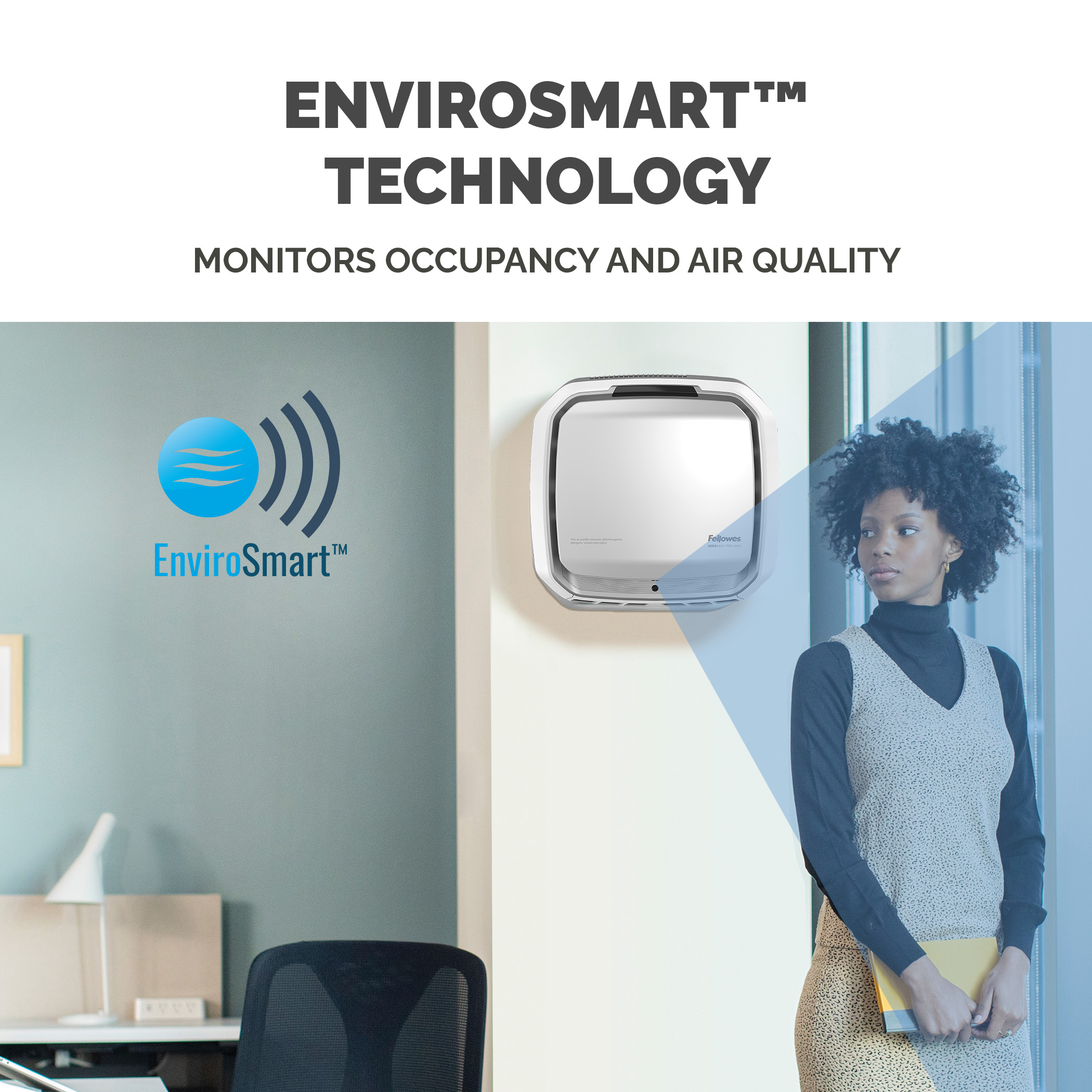 9433401 Fellowes HEPA Air Purifier, 55 m², 55 dB