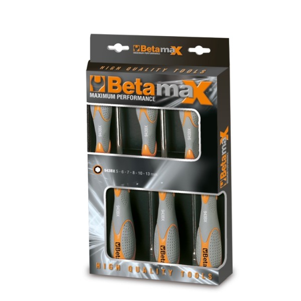 BETA Hexagon Nut Driver Set, 150 mm Blade, 282mm Overall
