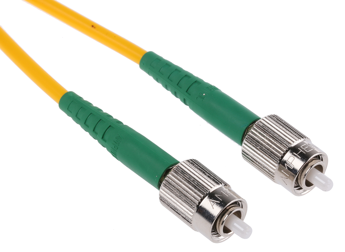 Amphenol Socapex Single Mode Fibre Optic Cable, 125 μm, 500 mm