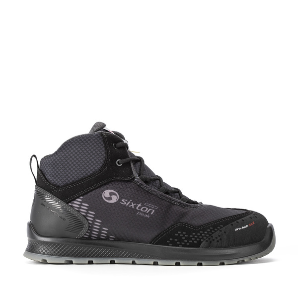 Sixton AUCKLAND HIGH Grey Aluminium Toe Capped Unisex Ankle Boot 5, EU 38 EN ISO 20345:2011