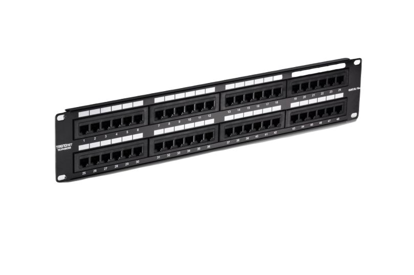 Trendnet TC Series Cat5e 48 Port Patch Panel Unshielded Black