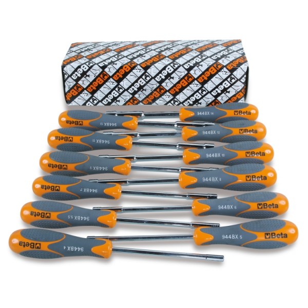 BETA Hexagon Nut Driver Set, 125 mm Blade, 257mm Overall