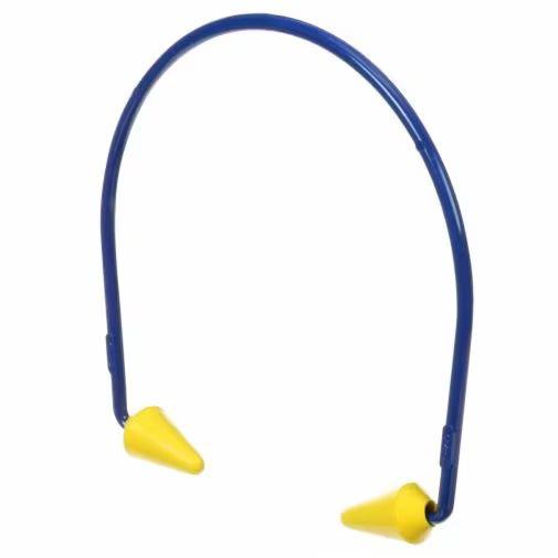 7000089406 3M E-A-R Caboflex Series Blue, Yellow Reusable Band Ear Plugs, 21dB Rated, 40 Pairs