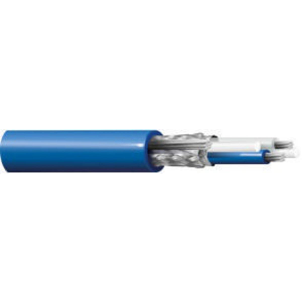 Belden, 9463NH series Unscreened Blue Twin Axial Cable, 6.4 mm OD 305 m, 78 Ω impedance