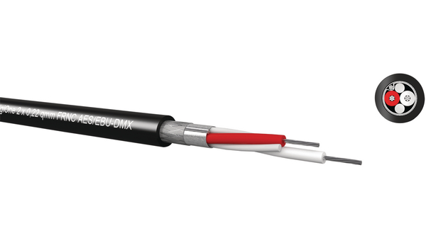 Kabeltronik DIGIONE Series 2 Core, 0.22 mm² CSA Screened, 5.2 mm OD, 100 m, Black