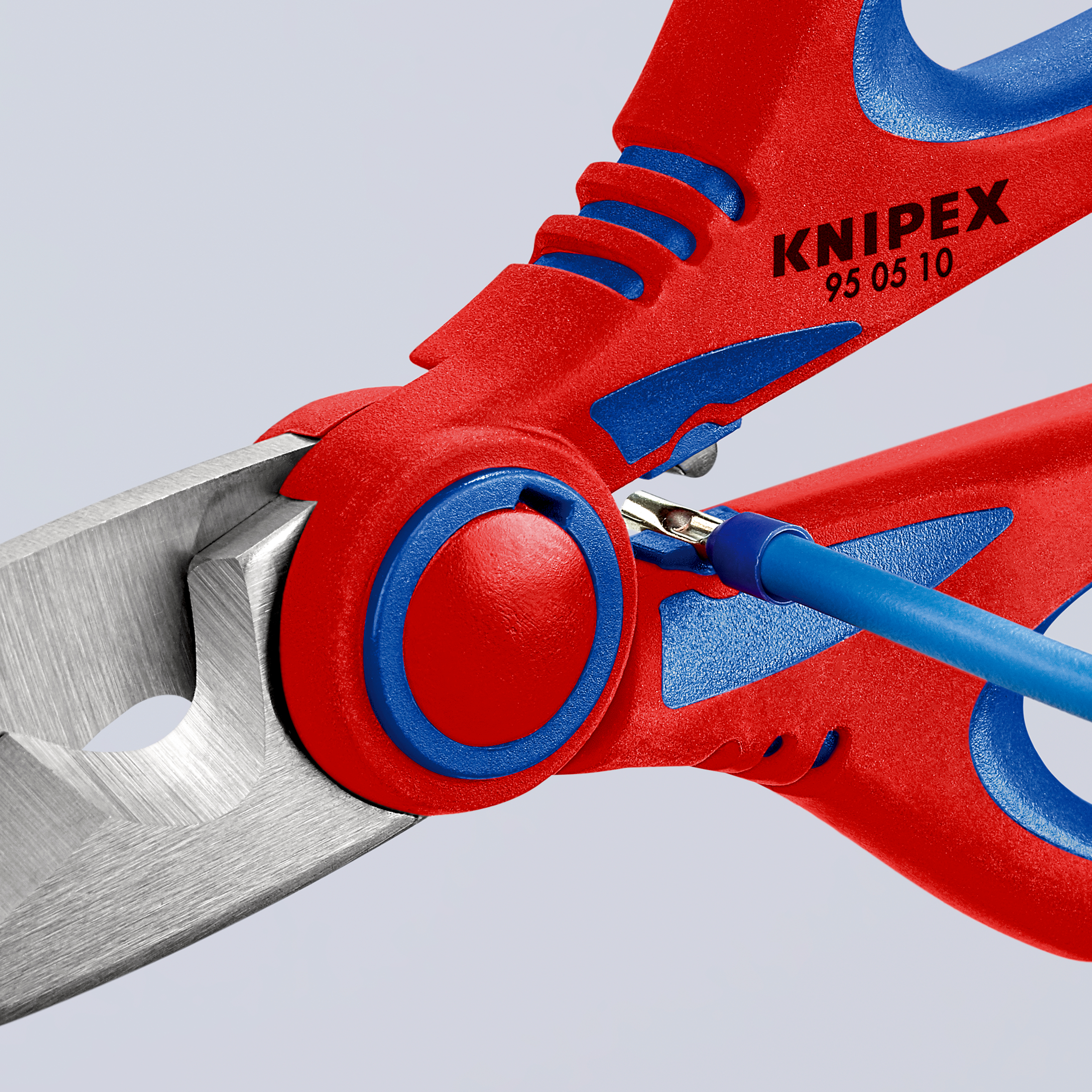 95-05-10-sb Knipex 160 mm Stainless Steel Electricians Scissor