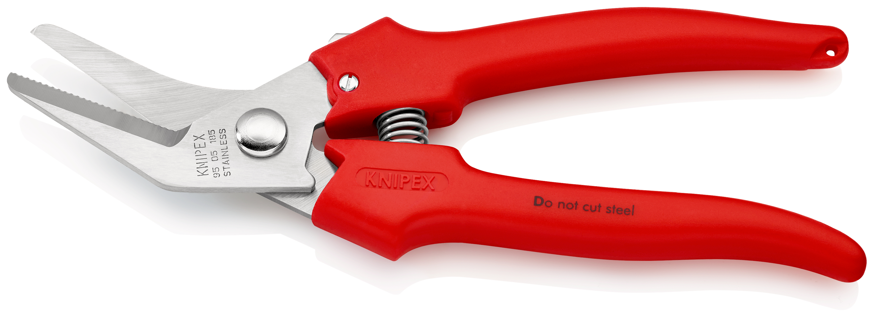 95-05-185 Knipex 185 mm Tin Snip for Plastic