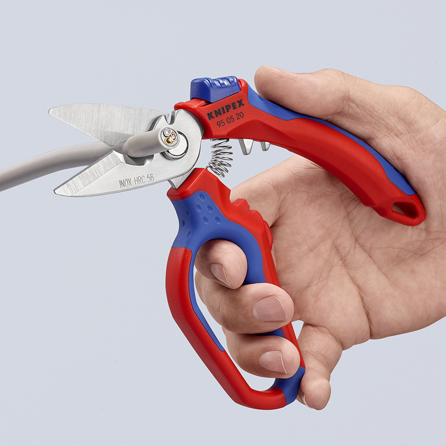 95-05-20-sb Knipex 160 mm Stainless Steel Electricians Scissor